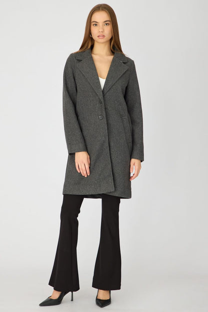 Grey Coat Long Sleeve