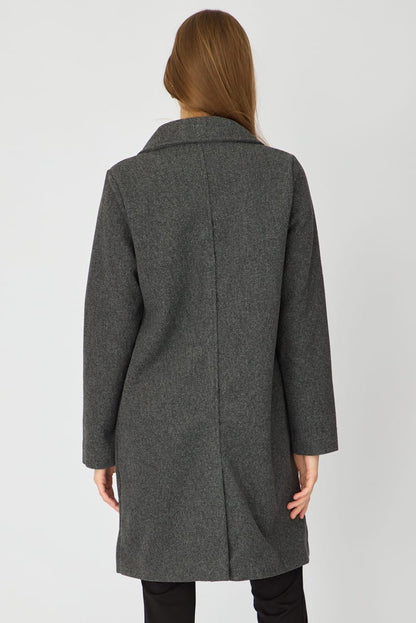 Grey Coat Long Sleeve